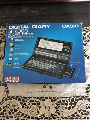 Casio digital diary - casio, sf-9000