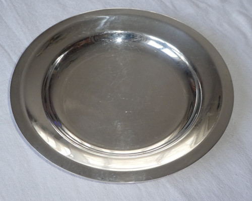 Christofle plat rond creux - rond, et