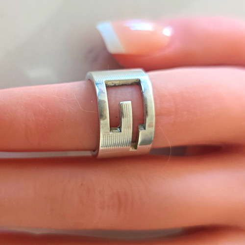 Anello gucci argento sterling - anello,