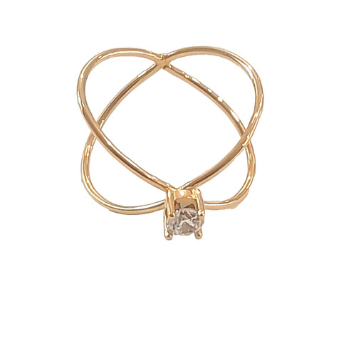 Anello donna solitario