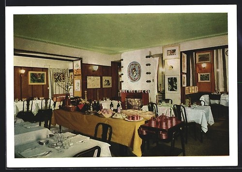 Cartolina venezia ristorante - cartolina, venezia,
