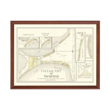 Vecchia mappa di Shoreham, MN