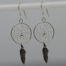 Acchiappasogni Piume Orecchino