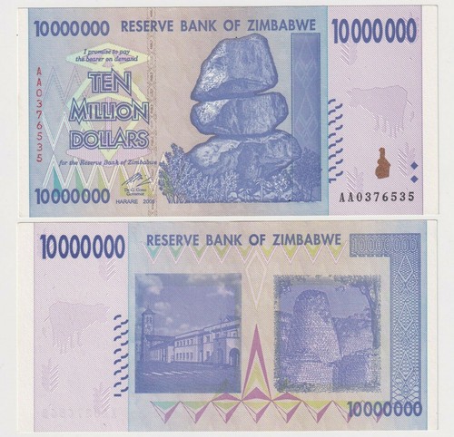Banconota zimbabwe milioni - banconota,