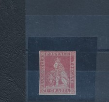 1851-52 Toscana, n. Cassa Carmine 4 - 1 Luce su Grigio, Nuova Senza Gomma