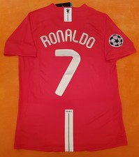 Maglia Manchester Ronaldo CR7 Finale Champions 2008 Home Football Soccer Shirt
