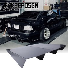 Black rear diffuser bumper lip - rear,