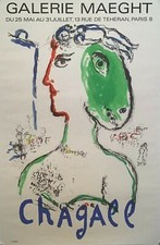 Poster originale Chagall 1972