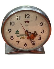 ? Sveglia vintage da tavolo gallina che becca Diamond Shangai China Vintage