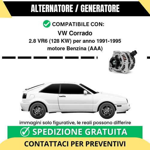 Alternatore corrado 8 vr6 - alternatore, 2.8