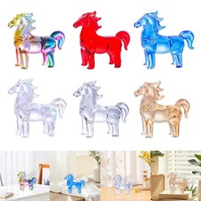 Figurine de cheval en verre