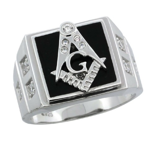 Uomo argento sterling onice - sterling,