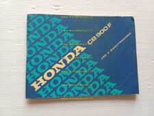 Honda CB 900 F 1980 manuale uso manutenzione libretto ITALIANO originale