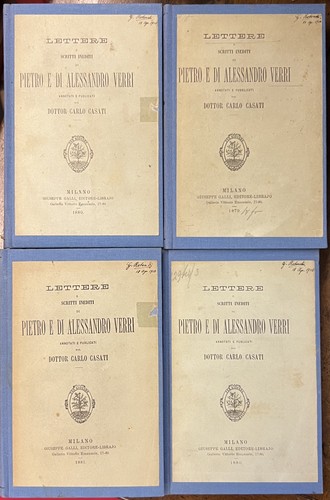 Casati carlo lettere scritti - lettere, e