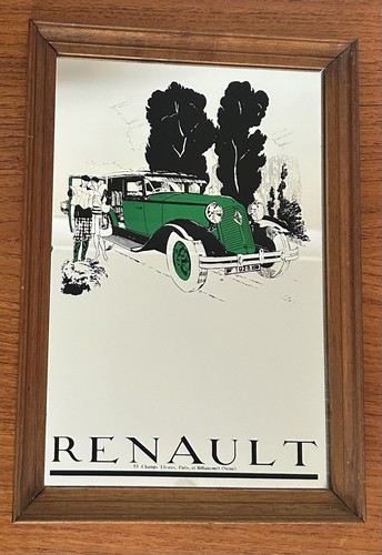 Vintage renault mirror - vintage,