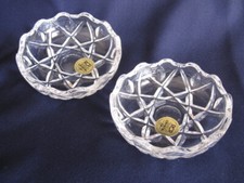 RCR Scatola Scatolina Posacenere Bomboniera a incastro tonda Cristallo al pb 24%