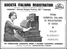 PUBBLICITA' 1930 REGISTRATORE