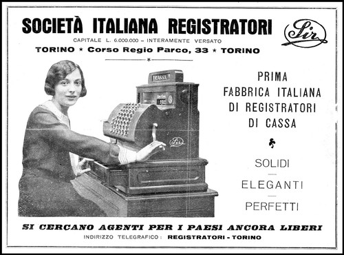 Pubblicita 1930 registratore - 1930,