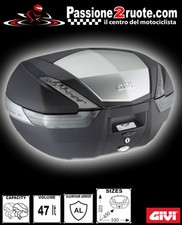 bauletto givi v47 tech con staffa piastra kawasaki er6n er 6f 650 anno 05 > 08