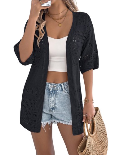 Cardigan estivo all - estivo, all'uncinetto
