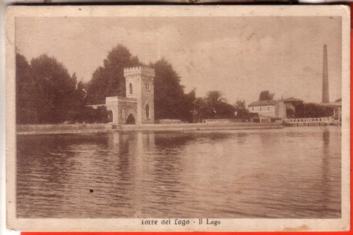 Cartolina torre del lago - del,
