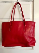PRADA RED LEATHER Tote