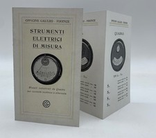 Officine Galileo, Firenze. Strumenti elettrici di misura. Modelli industriali