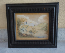 Quadro dipinto su cartoncino