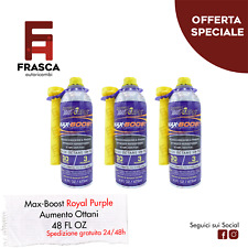 Octane Booster Max Boost Royal Purple Additivo Aumento Ottani Racing Benzina 3pz