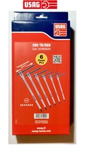 USAG 280 TK/SE6 Serie chiavi a T brugola set di 6 chiavi traversino scorrevole