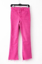 Jeans donna ZARA rosa cropped
