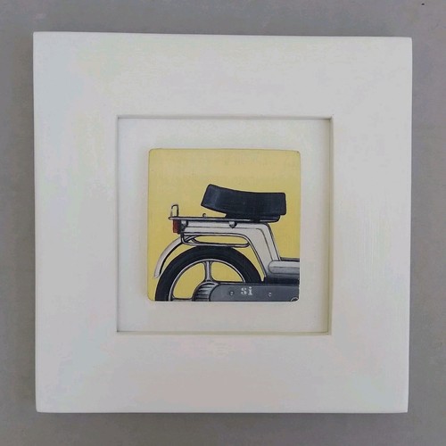 Quadro motorino dipinto a - quadro, si