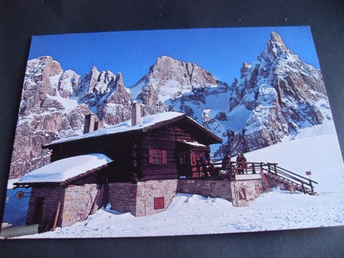 Cartolina trento passo - trento, rolle