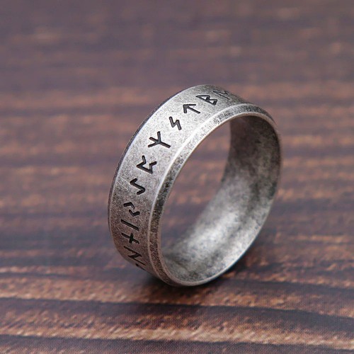 Anello runa vichinga - vichinga, retrò