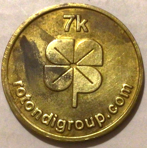 Gettone token rotondi group - gettone, 7k