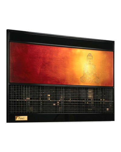 Quadro tela buddha astratto - quadro,
