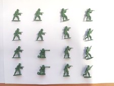Lotto 16 Soldatini Cloni Airfix Fanteria Americana WW II Scala 1/72