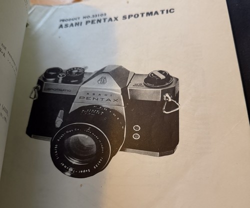 Pentax spotmatic manuale - pentax, e