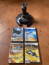 Joystick Thrustmaster Simulatore Di Volo + 4 Giochi Flight Simulator Microsoft