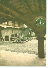 Rovetta (Bergamo) Casa Fantoni, particolare del Cortile, détail de la Cour