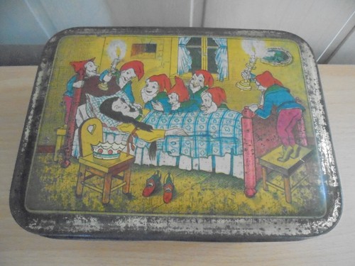 Boite tole litho damoiseau - boite,