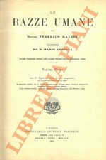 RATZEL Federico - Le razze