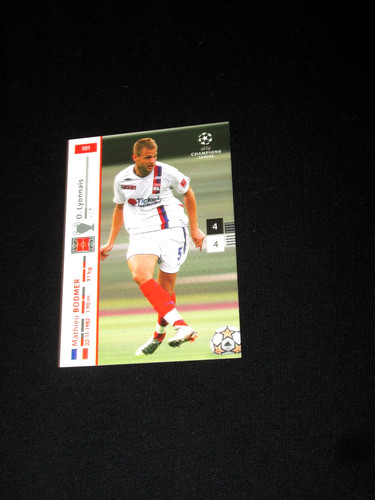 Bodmer lyon trading card - ol,