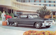 Cartolina Pubblicitaria Oldsmobile Super 88 Holiday Berlina Motore Skyrocket 1963 N42