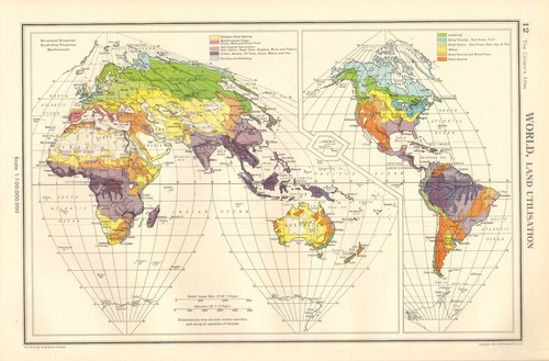 1952 mappa utilizzo del - mappa,