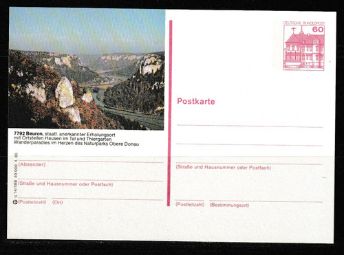 Cartolina illustrata beuron q - cartolina,