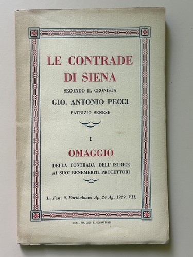 Contrade siena di gio - le,