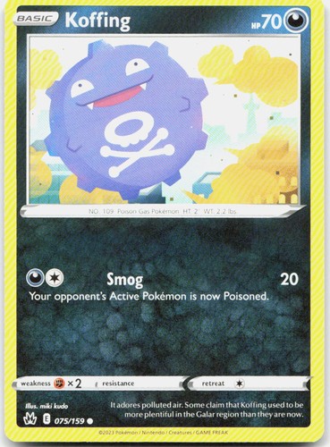 Koffing 075 159 - koffing, common