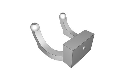 Staffa supporto asta per scala - supporto,