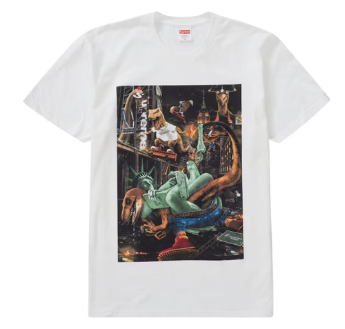 Shirt supreme rex bianca - t-shirt,